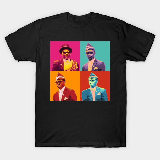 Coffin Dance Meme - Andy Warhol T-Shirt by Polomaker